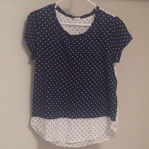 Polka dot top
